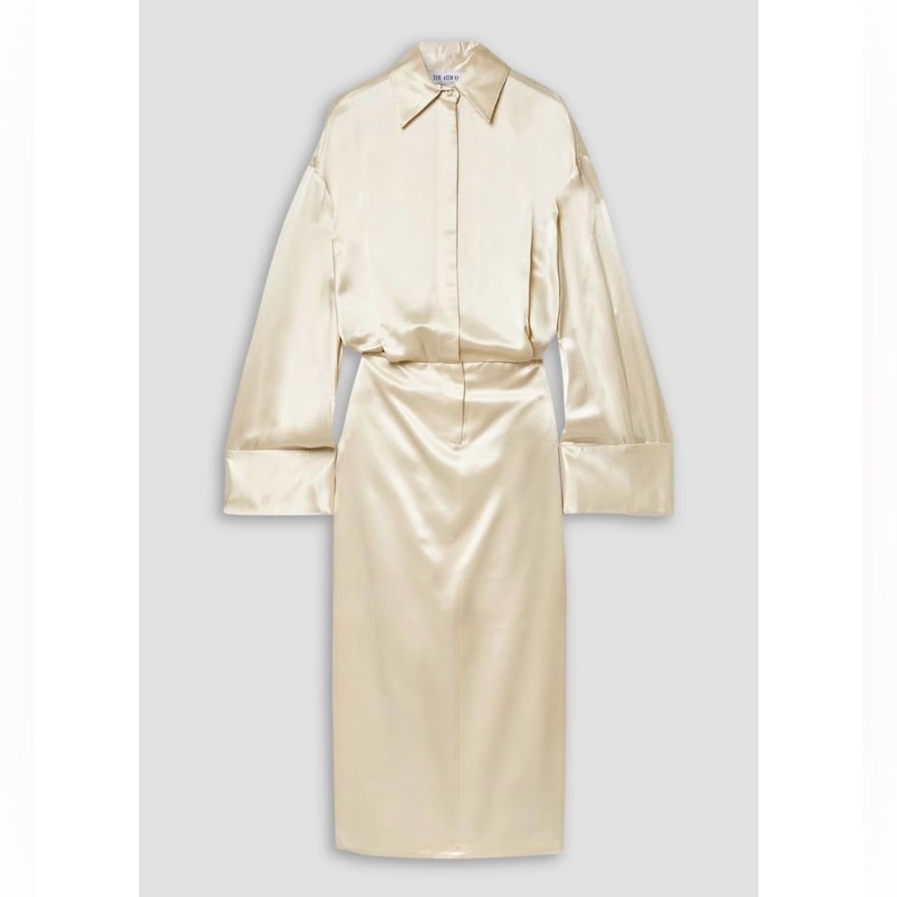 The Attico Sexy Sophistication Midi Dress with Slit